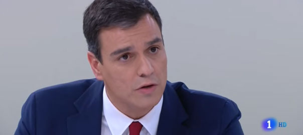 Sánchez debate del voto rogado con Rajoy